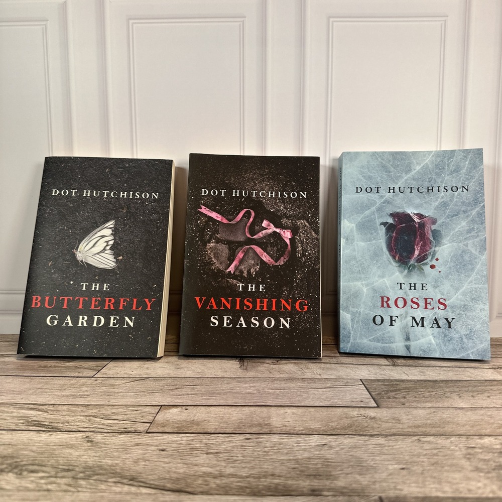 Dot Hutchison The Collector Series 3 Book Set Butterfly Garden Roses of May PB